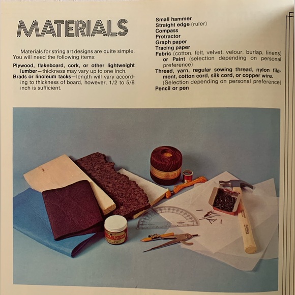 String Art Designs for Wall Decor “Designing in String” 7 Full Size Patterns - Picture 4 of 13